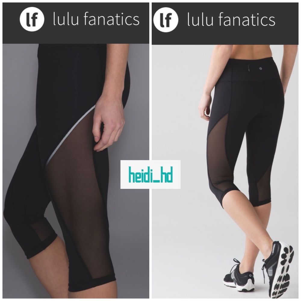 Lululemon Run With The Sun Crop